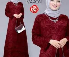 Dress Brukat Muslim Wanita - 4